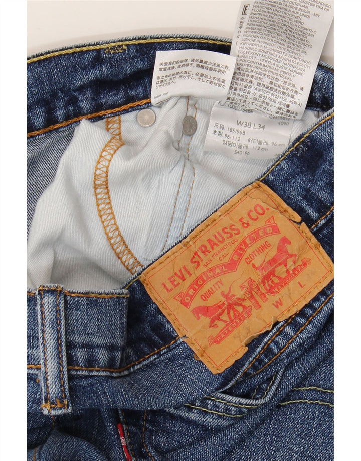 Levi's Herre 518 Straight Jeans W38 L29 Blå Bomuld