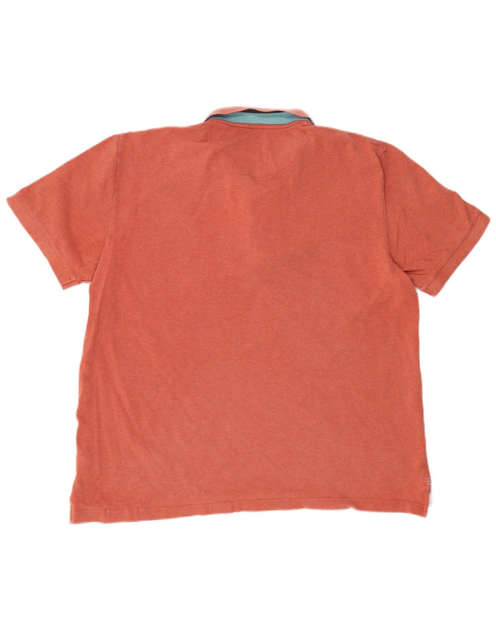 HVIDE TING Herre poloshirt XL rødbrun bomuld