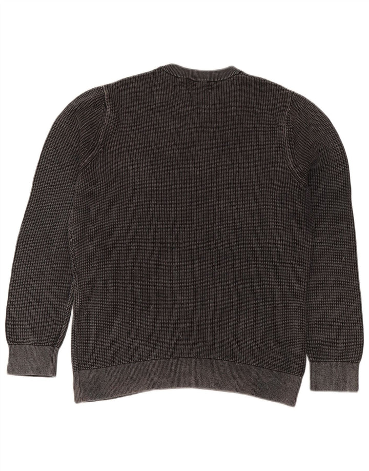 Superdry Herre sweater med rund hals XL grå bomuld