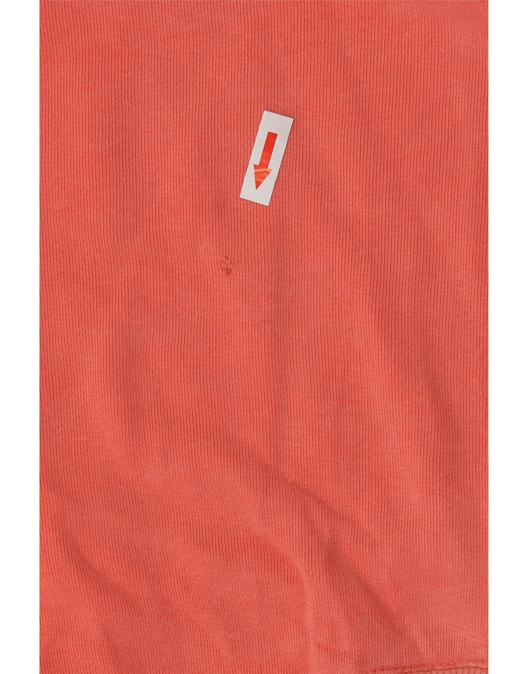 Bedste firma Dame Oversized Grafisk Sweatshirt Jumper UK 10 Small Orange