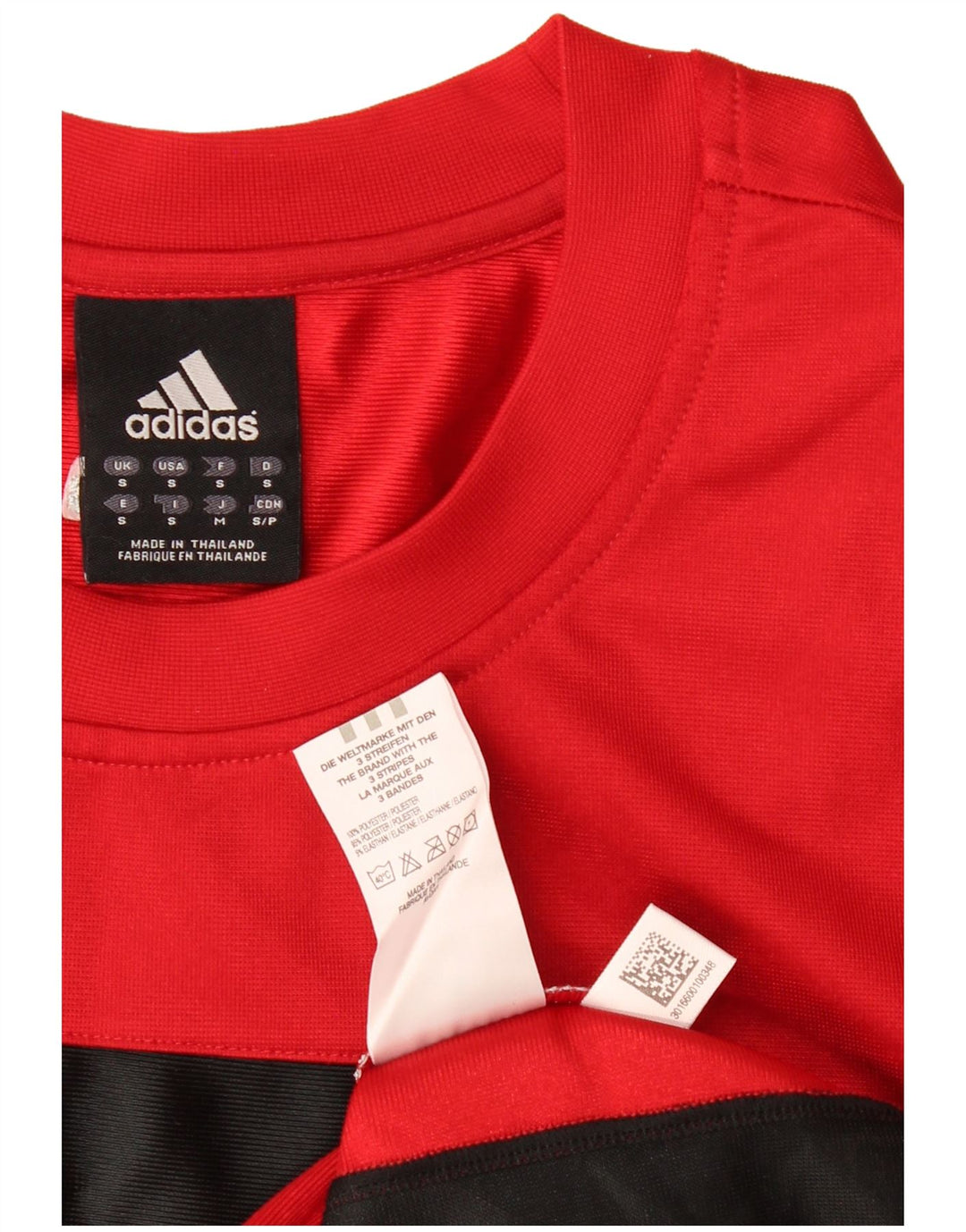 ADIDAS Herre grafisk vest Top Lille Rød Colourblock Polyester