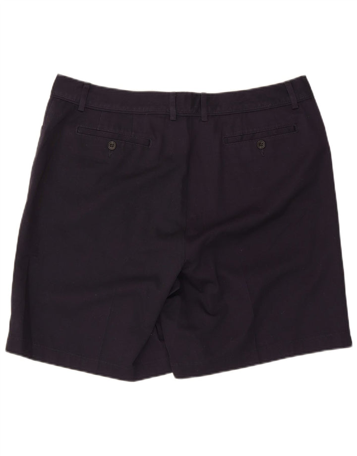 EDDIE BAUER Casual Shorts til kvinder US 14 XL W36 Marineblå Bomuld