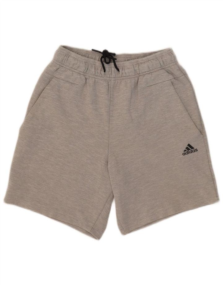 Adidas Sportsshorts til mænd, små grå flækkede