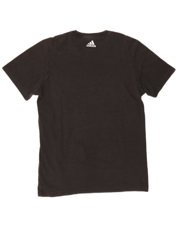 Adidas Herre grafisk T-shirt top lille sort bomuld