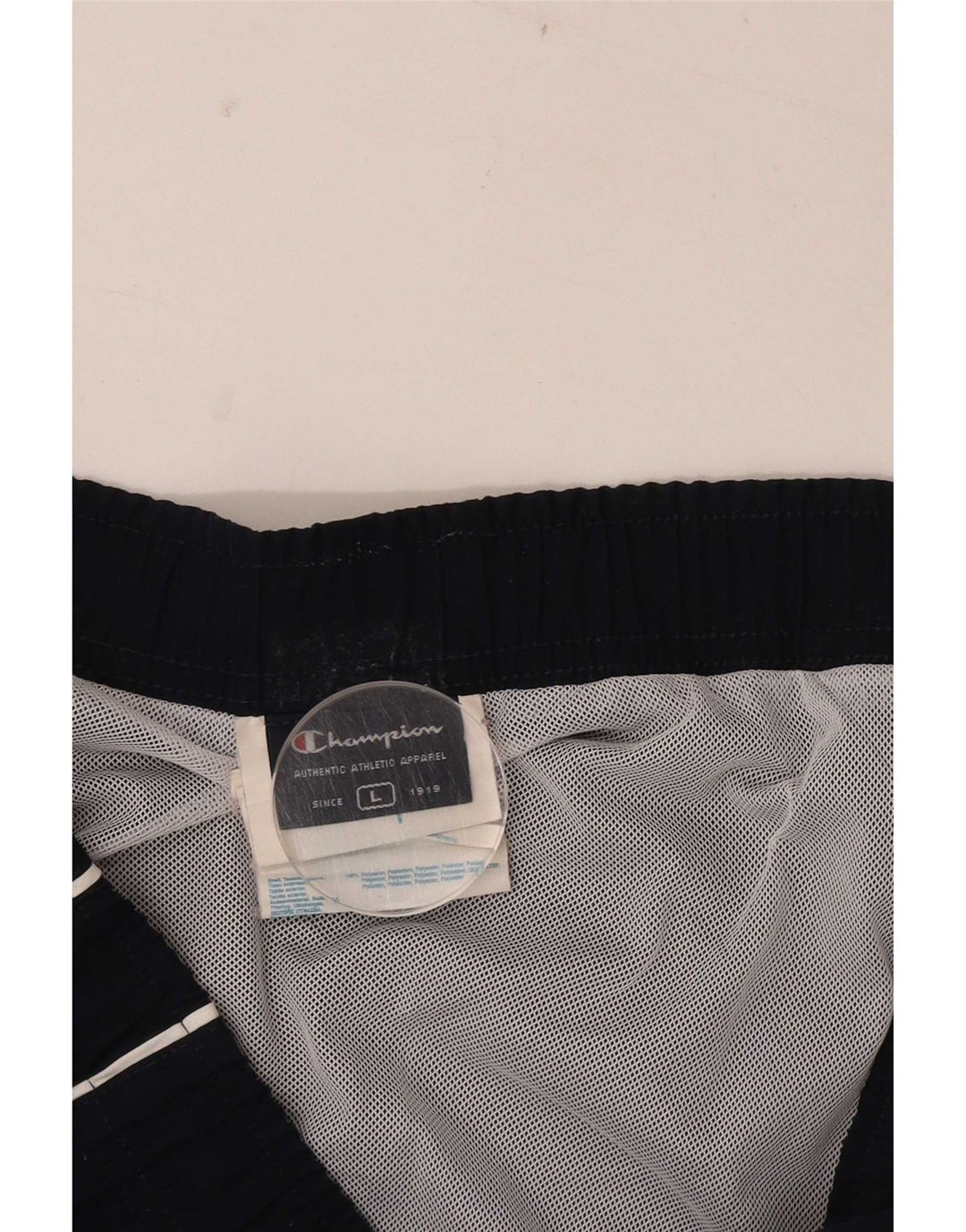 Champion Herre grafiske svømmeshorts store marineblå Colourblock Polyester