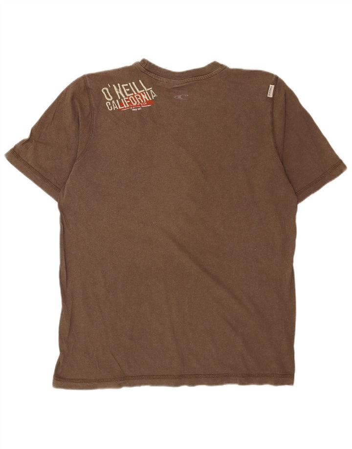O'Neill Herre grafisk T-shirt top mellemgrå bomuld