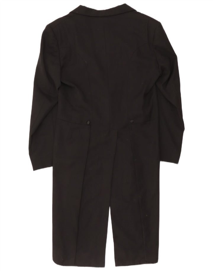 Vintage Herre 1 Knap Tailcoat Blazer Jacket UK 36 Small Black