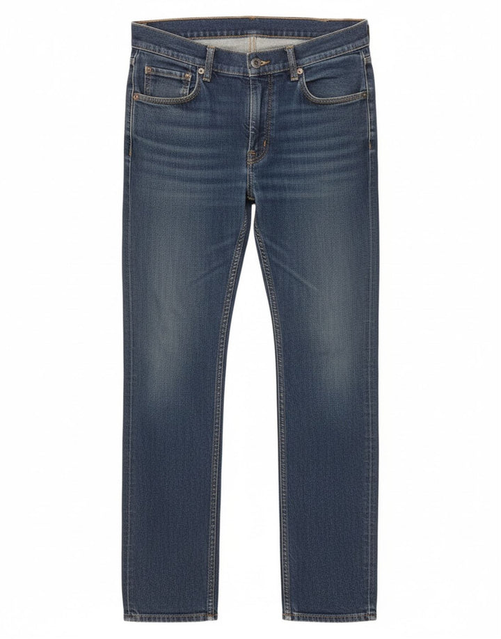 Billige Mandag Slim Jeans til mænd W33 L32 Blå