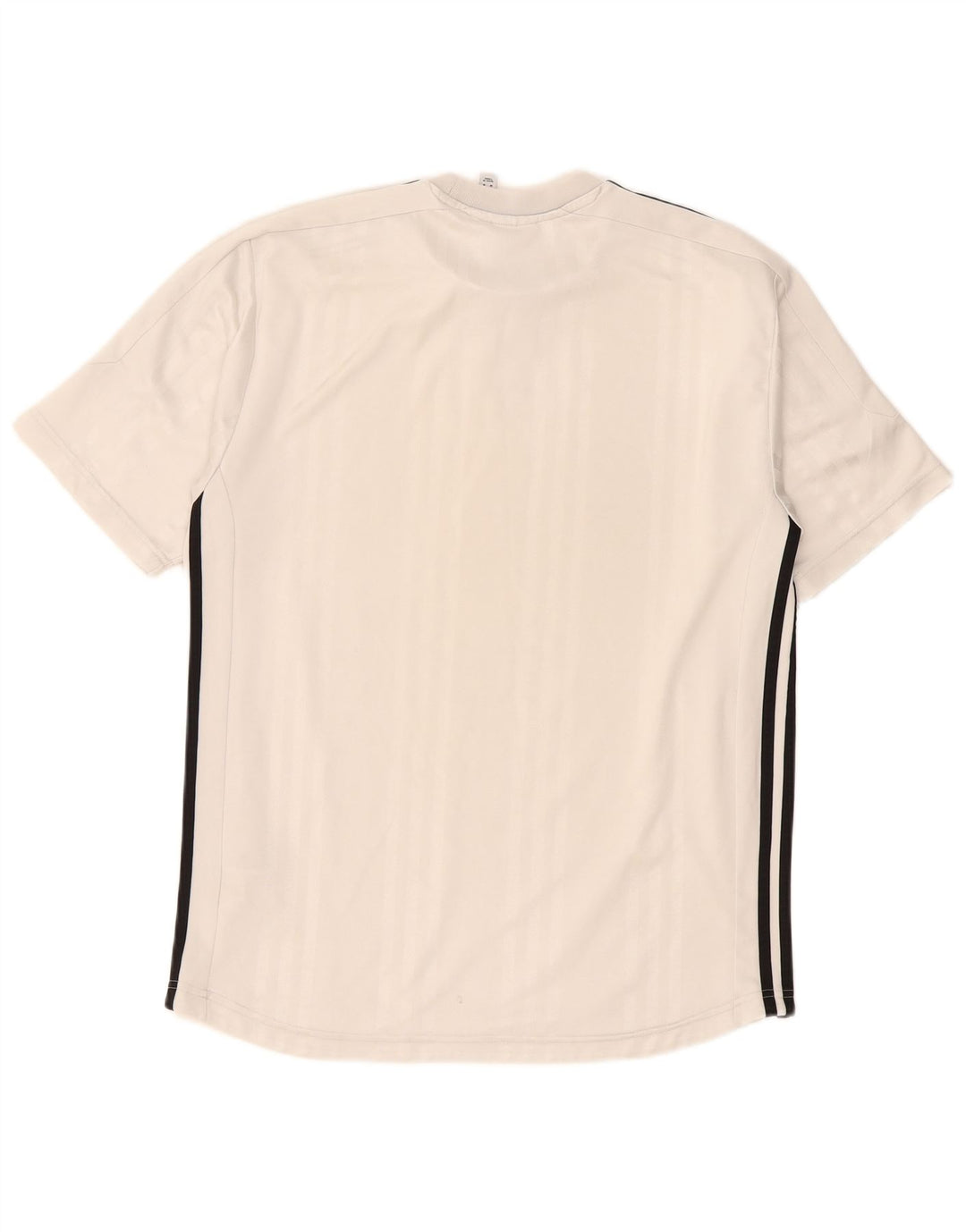 Adidas Herre T-Shirt Top Medium White Polyester