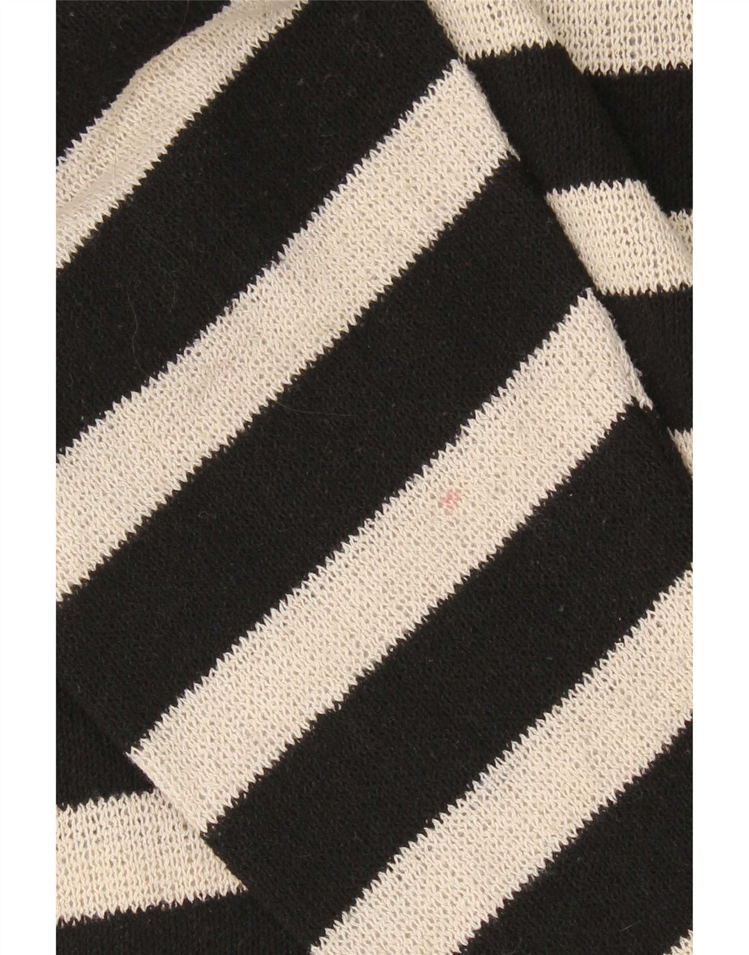 Zara Dame Oversized rullehals sweater UK 10 Lille sort stribet