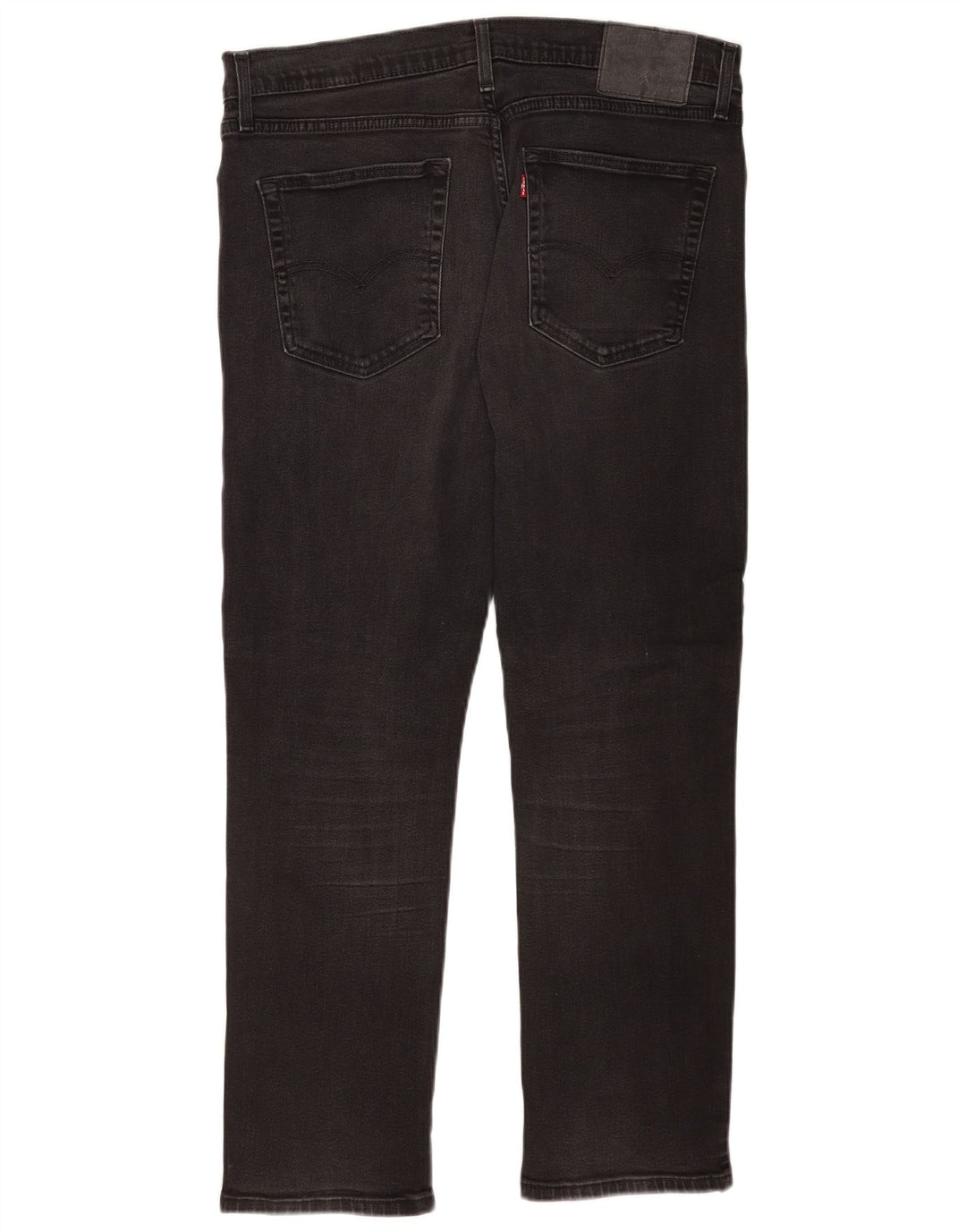 Levi's Straight Jeans til mænd W36 L30 sort bomuld