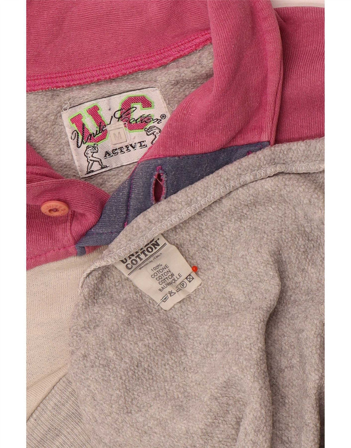 United Herre Grafisk Sweatshirt Jumper Medium Off White Colourblock