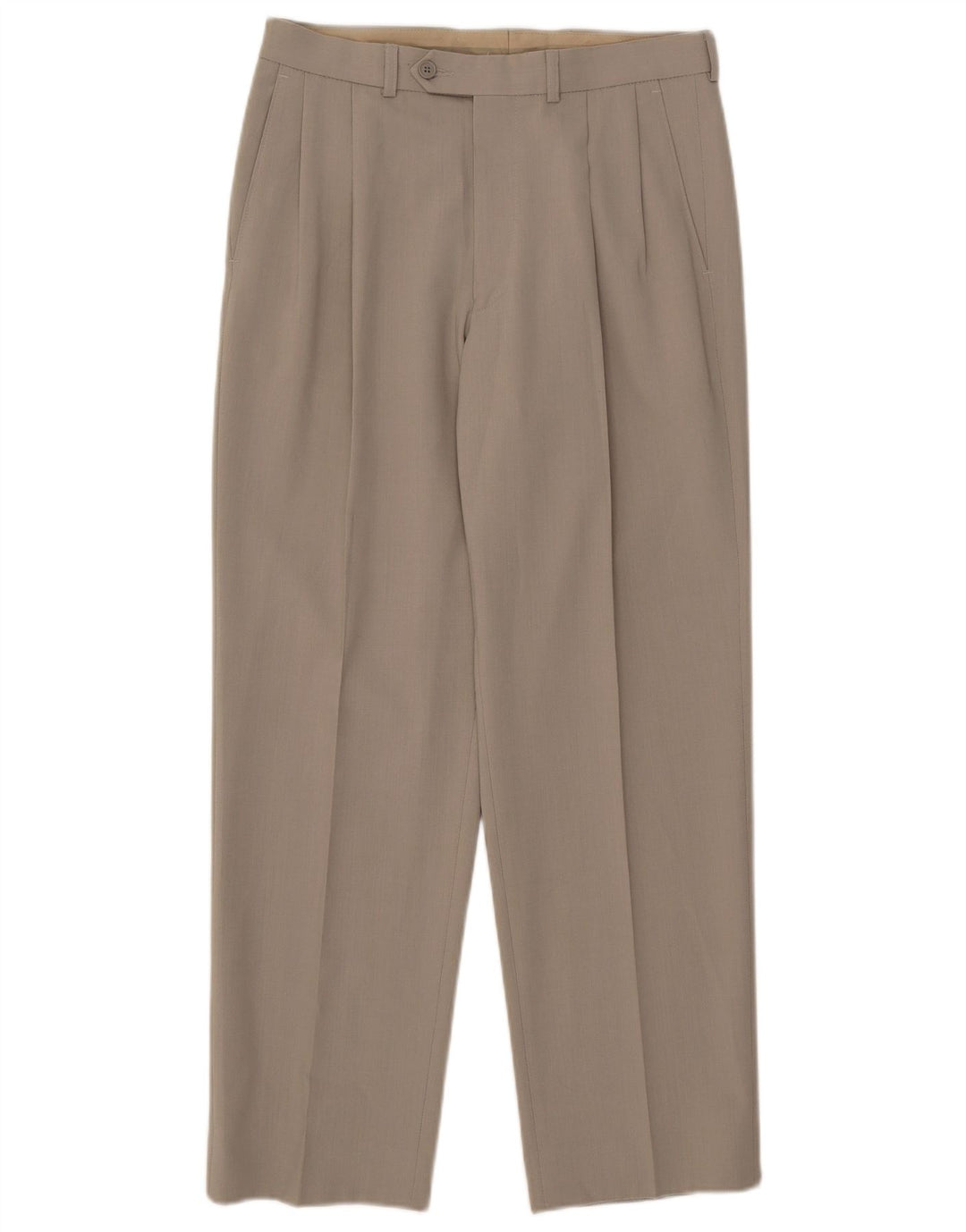 Marks & Spencer Herre Pegged Suit Bukser W30 L29 Beige Polyester