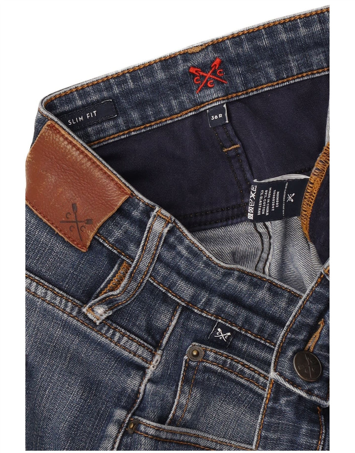 Crew Beklædning Herre Slim Jeans W36 L31 Blå Bomuld