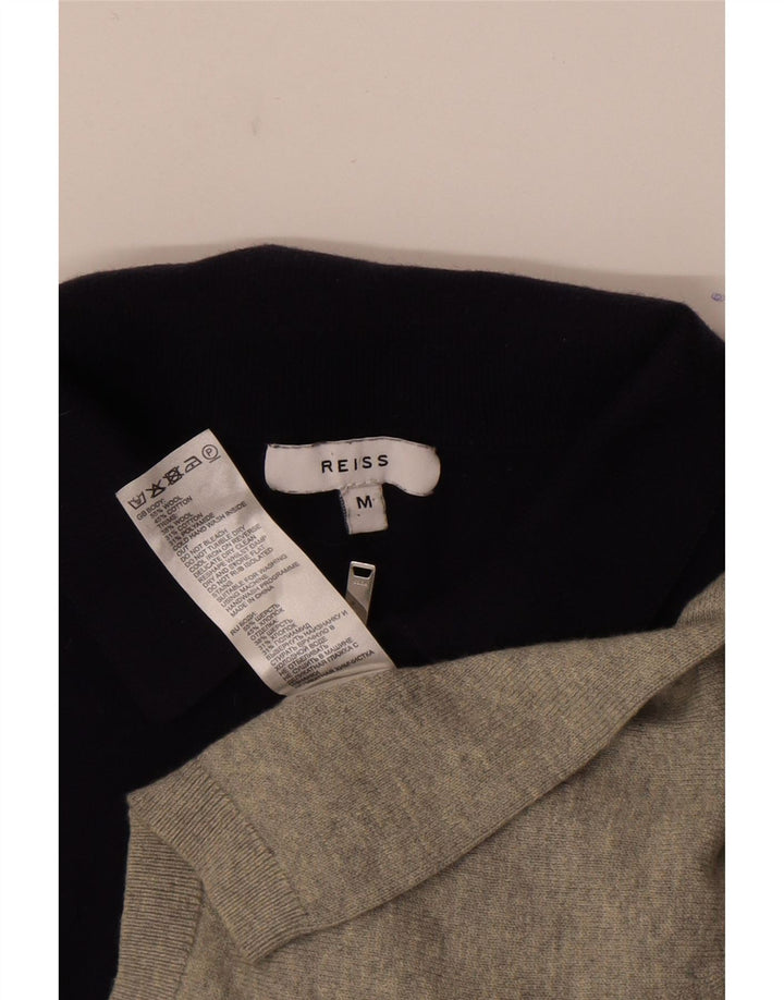 Reiss sweater med lynlås til kvinder UIK 14 Medium Grey Colourblock