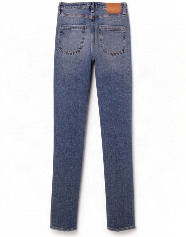 Zara Womens Distressed Bootcut Jeans EU 36 XS W26 L33 Blue