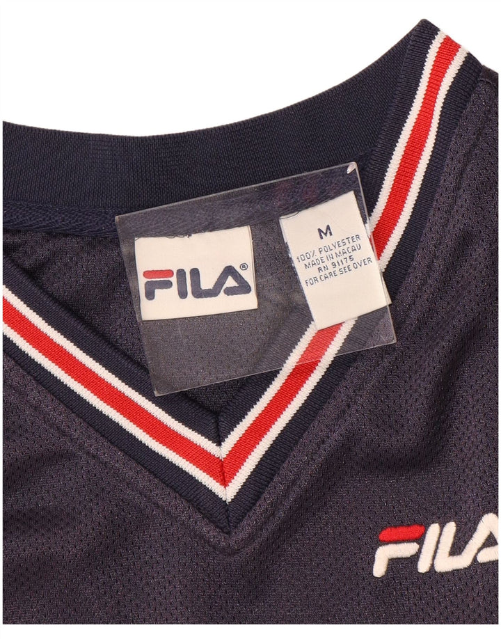 Fila Herrevest Top Medium Marineblå Colourblock Polyester