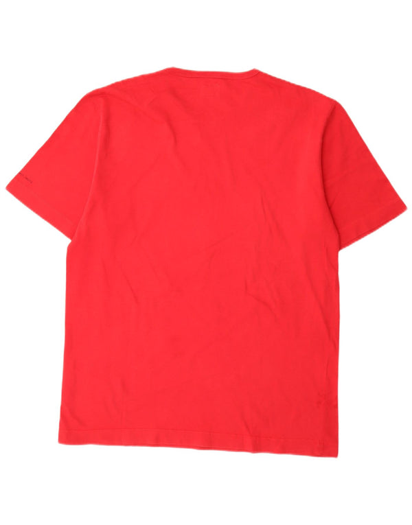 Calvin Klein Jeans Mens T-Shirt Top 2XL Red Cotton