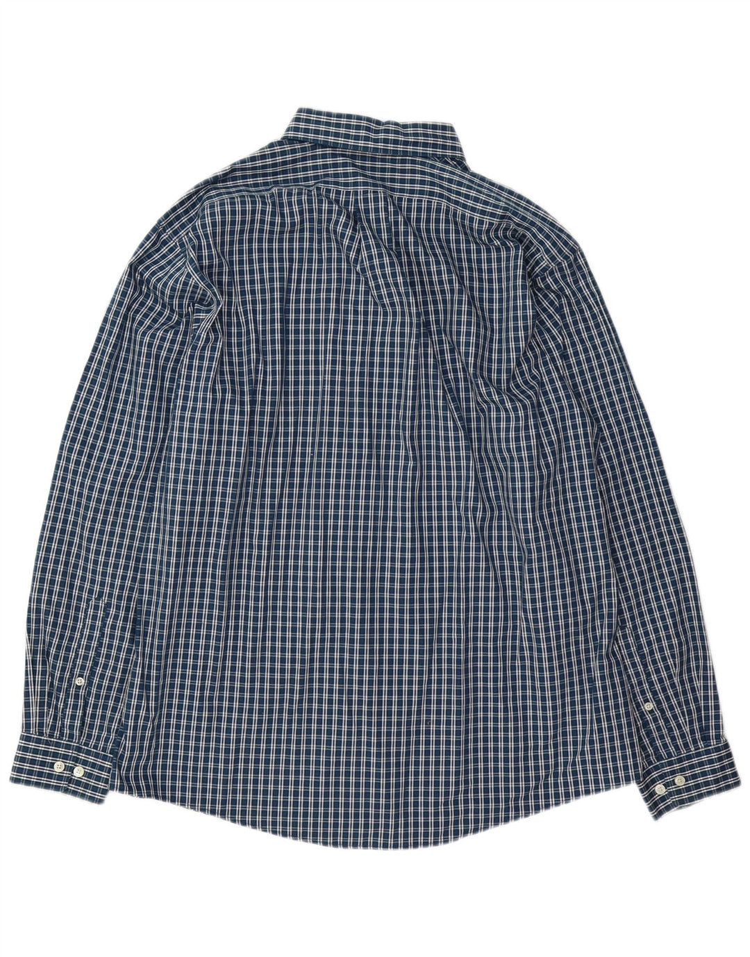Eddie Bauer Herre Relaxed Fit skjorte Stor marineblå bomuld