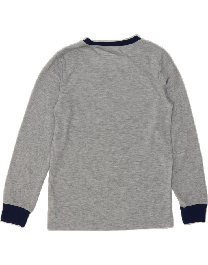 EDDIE BAUER Boys Outdoor Graphic Top Long Sleeve 7-8 Years Small Grey Vintage Eddie Bauer and Second-Hand Eddie Bauer from Messina Hembry 