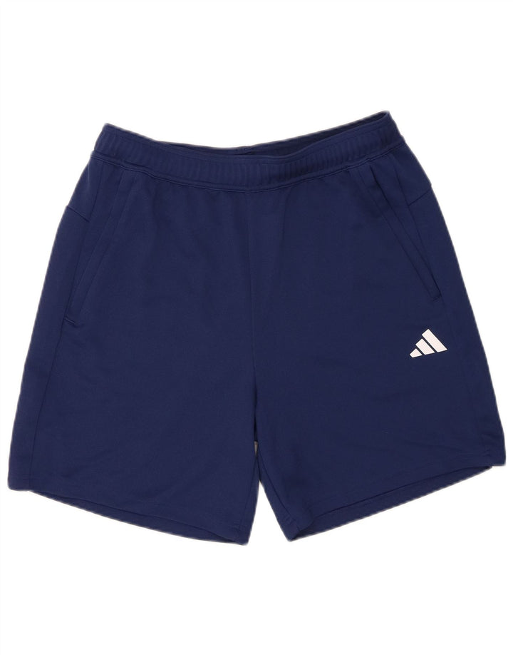 Adidas Herre Aeroready Regular Fit Sportshorts Large Navy Blue Polyester