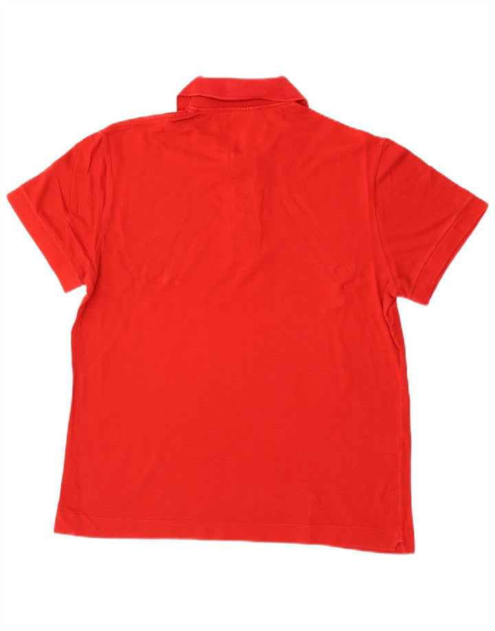 LACOSTE Poloshirt til mænd str. 4 Medium Rød Bomuld