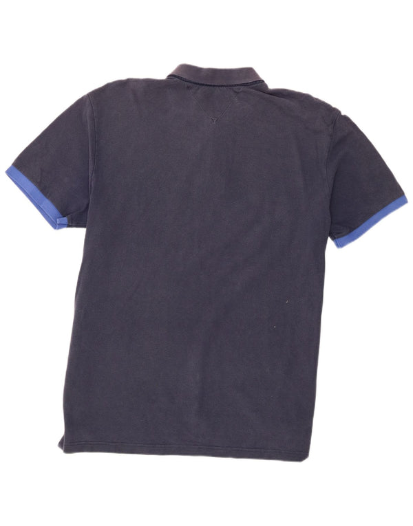 Tommy Hilfiger Herre grafisk poloskjorte 2XL marineblå bomuld