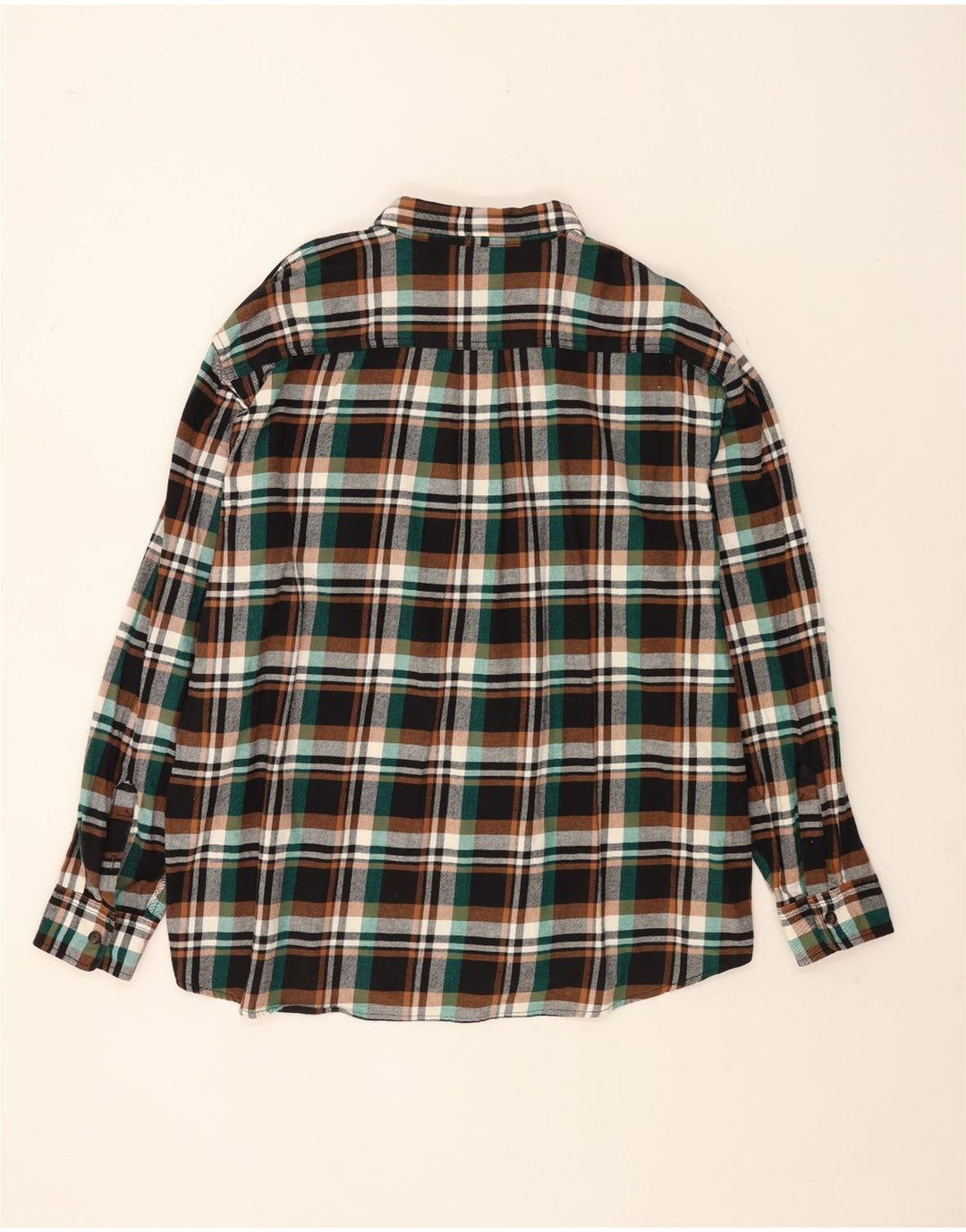 DICKIES Flanellskjorte herre 2XL Flerfarvet ternet bomuld