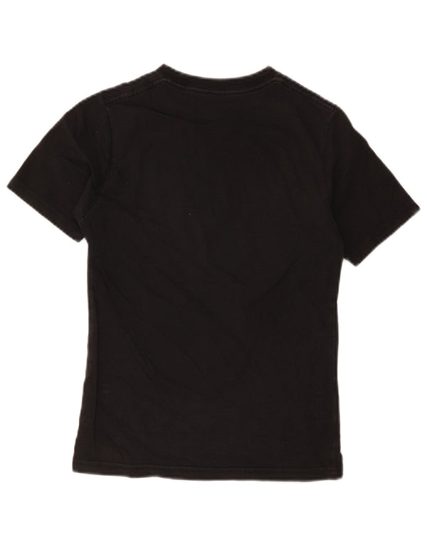Vans Boys Custom Fit grafisk T-shirt top 8-9 år Lille sort bomuld