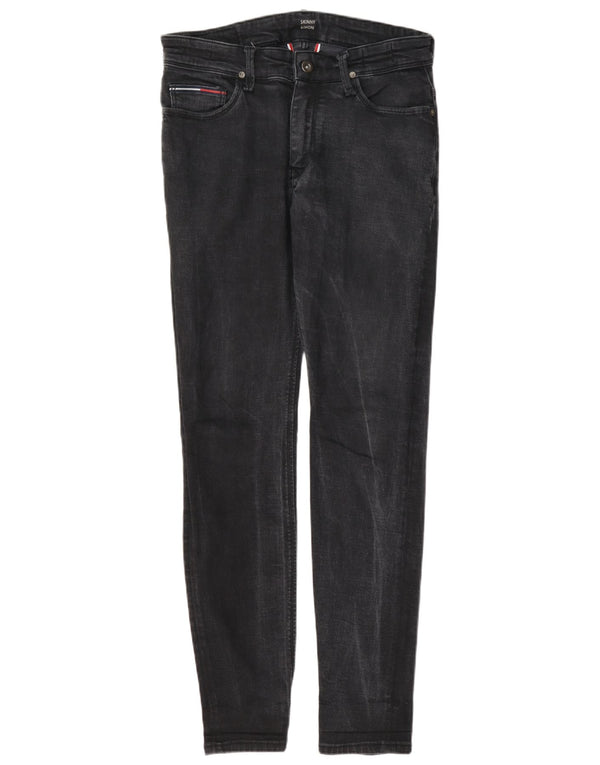 Tommy Hilfiger Womens Simon Skinny Jeans W30 L32 Grey Cotton