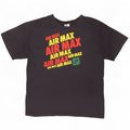 Nike grafisk T-shirt top til mænd XL sort bomuld