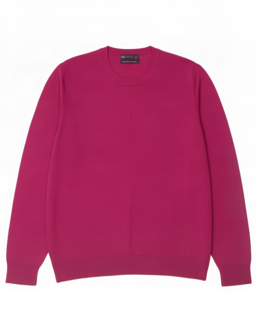 Marks & Spencer Dame sweater med rund hals DK 16 Stor rødbrun uld