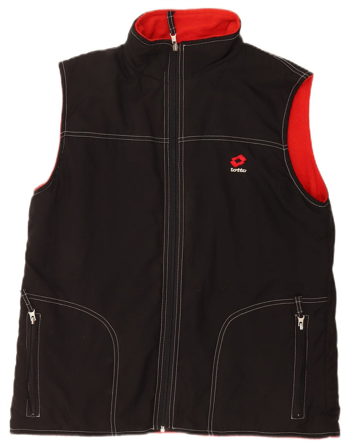 Lotto Herre Vendbar Polstret Gilet UK 36 Small Black Polyester
