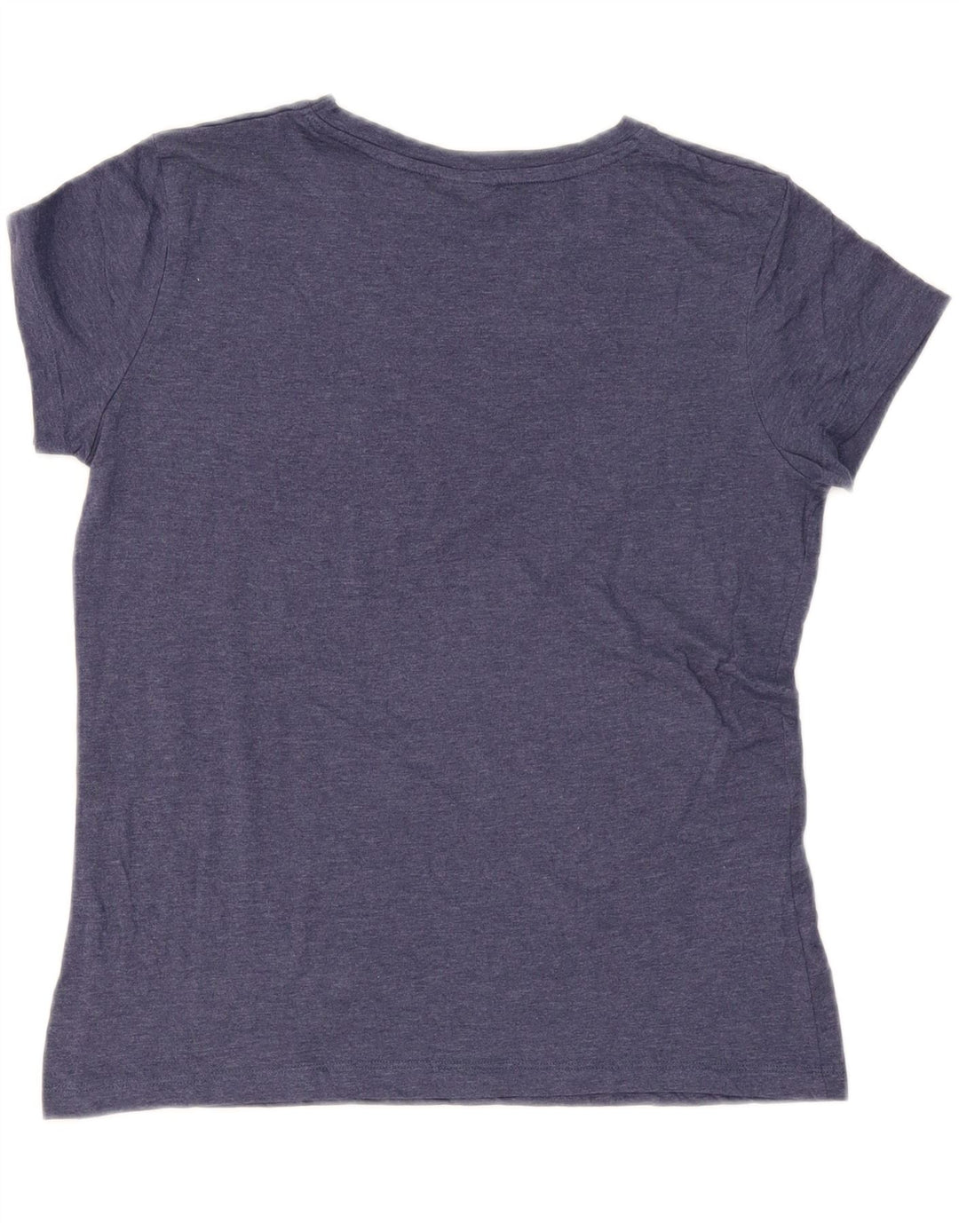 Lotto Dame T-Shirt Top UK 10 Small Navy Blue Bomuld