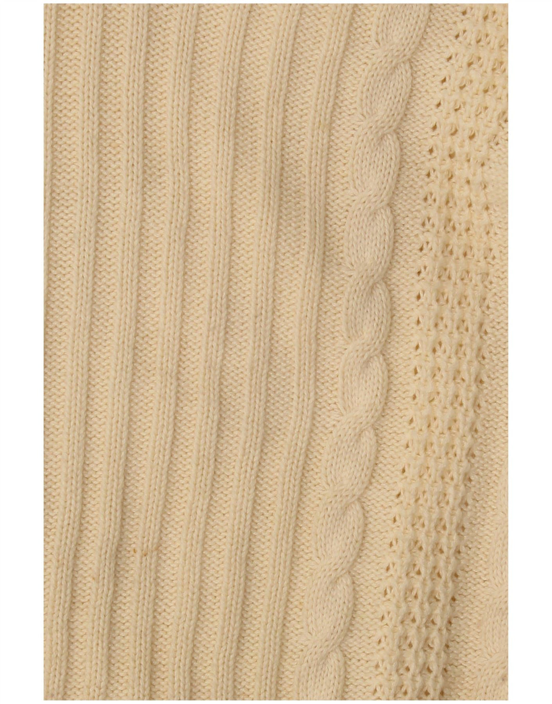Mona Dame V-hals sweater UK 12 Medium Beige Bomuld