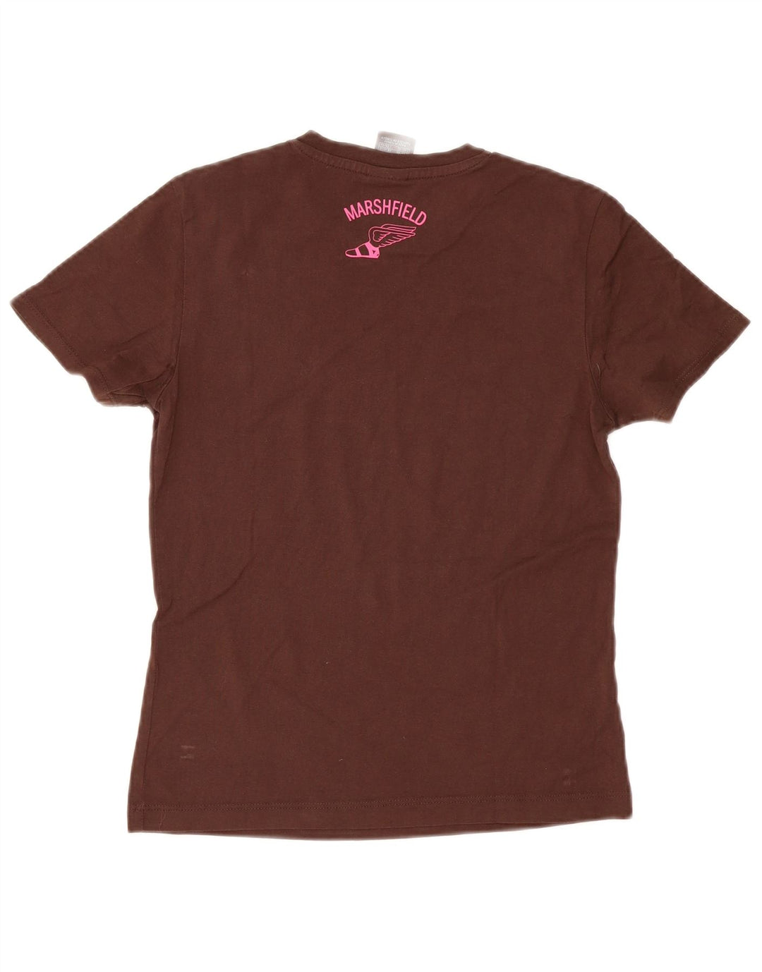 NIKE Womens Graphic T-Shirt Top UK 10/12 Medium Brown