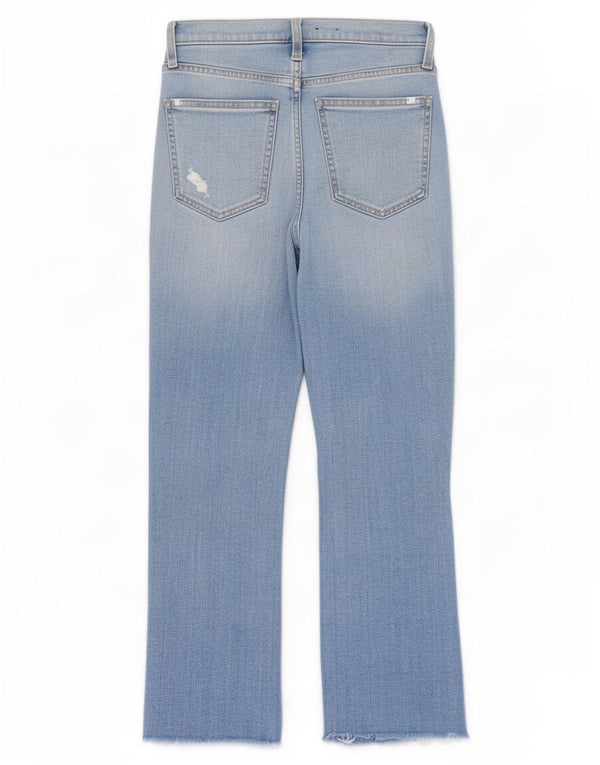 Gap Womens Distressed High Rise Bootcut Jeans W27 L26 Blue Cotton