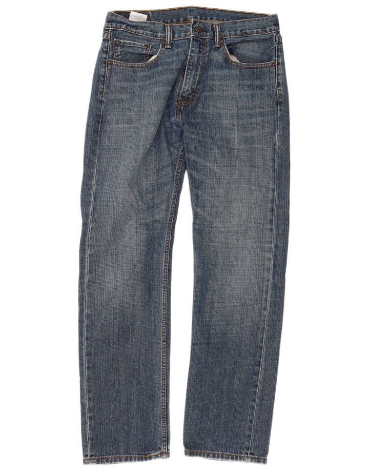 Levi's Straight Jeans til mænd W33 L32 blå bomuld