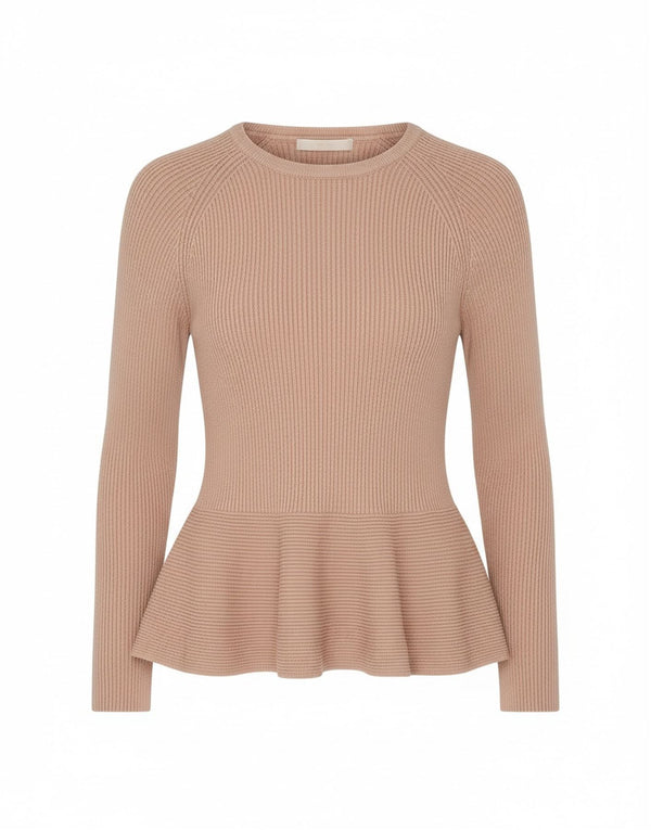 Hugo Boss Womens Crop Boat Neck Jumper Sweater UK 10 Small Pink Viscose