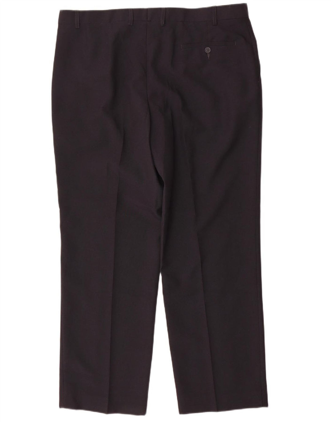 Marks & Spencer Straight Suit Bukser til mænd W40 L31 Marineblå polyester