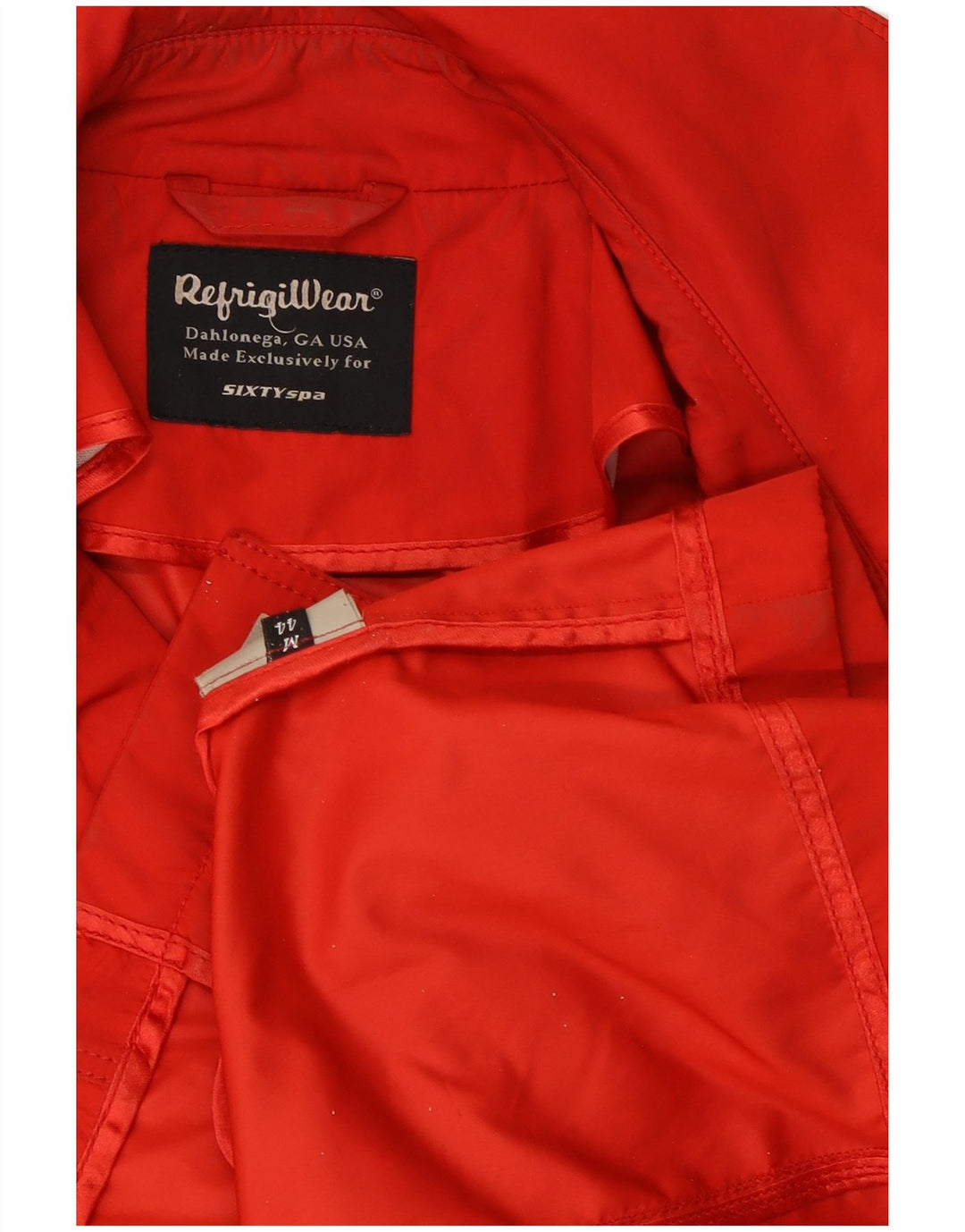 Refrigiwear Womens Crop Bomber Jacket IT 44 Medium Rød Polyester