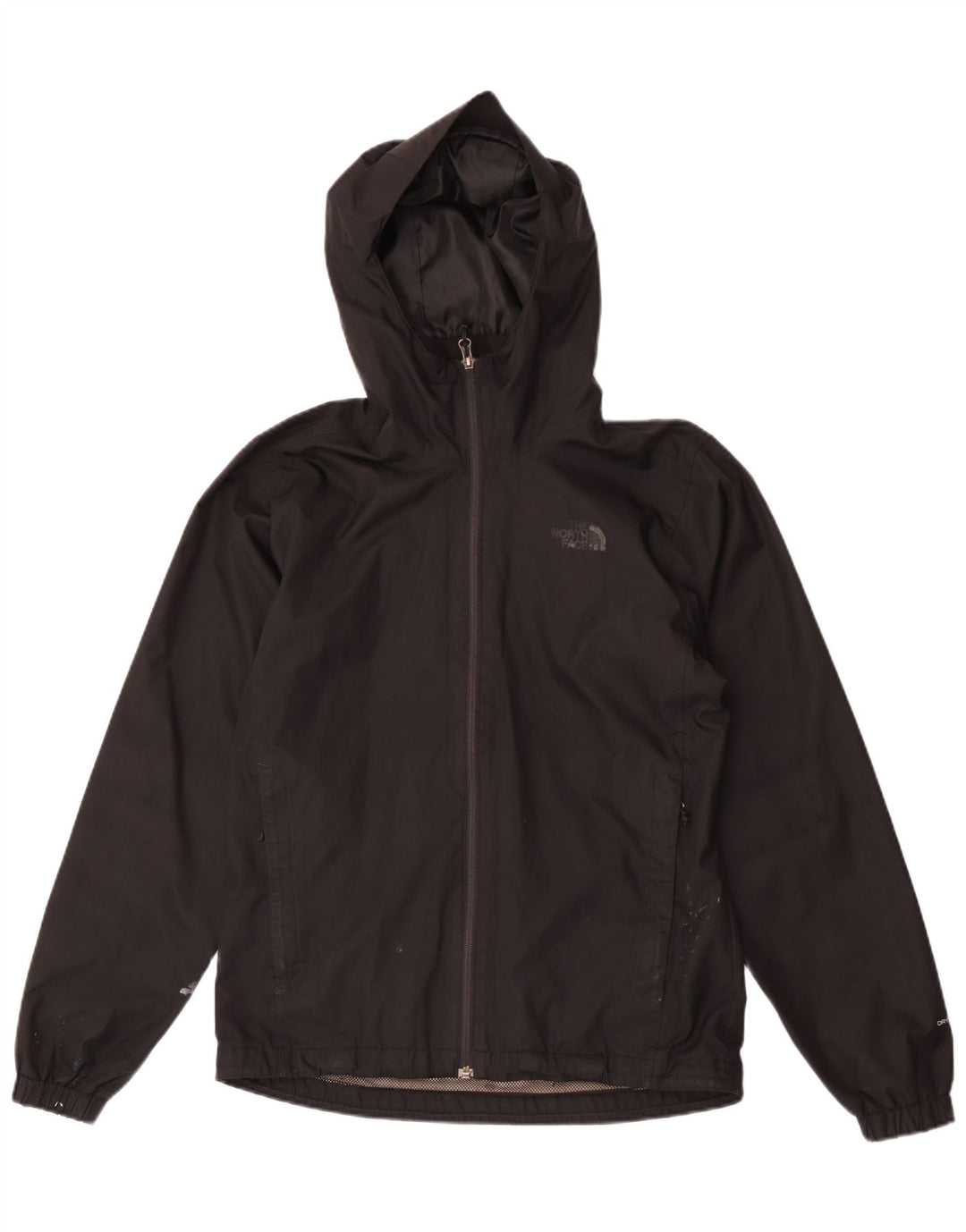The North Face Regnjakke med hætte til mænd UK 36 Lille sort polyester