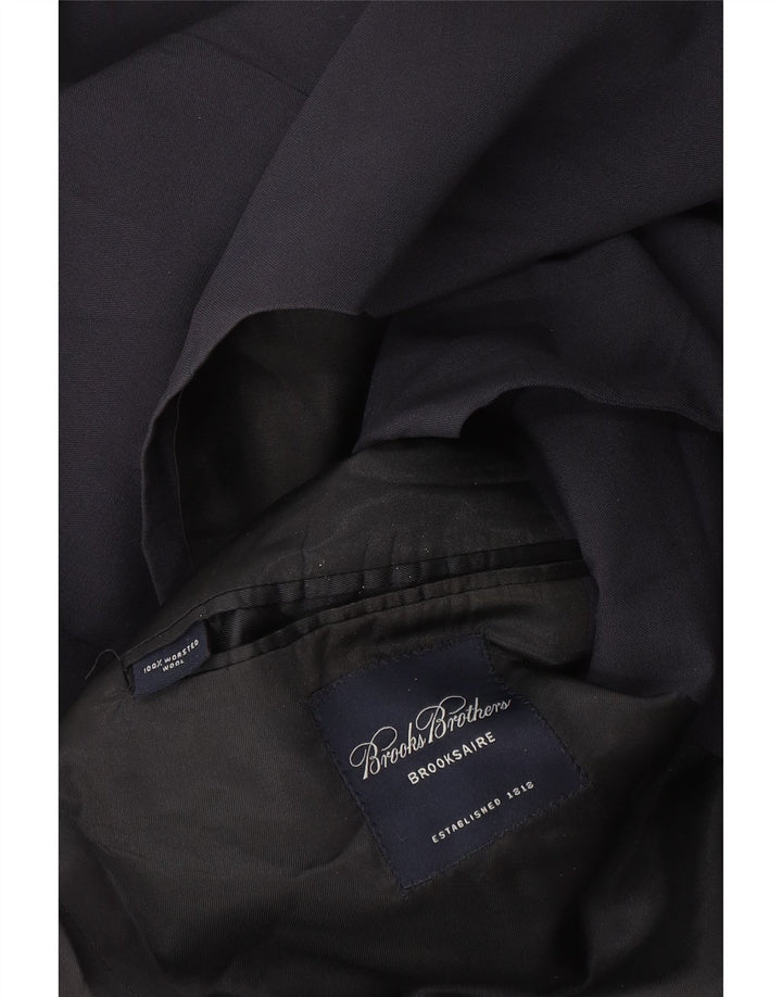 Brooks Brothers Herre 2-knaps blazerjakke UK 40 Stor marineblå uld