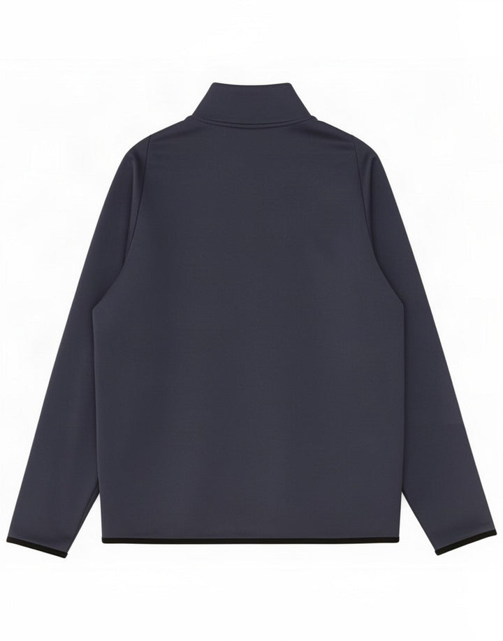 Nike Herre Dri Fit Pullover med lynlås-hals-træningsdragt Top 2XL Blå Polyester