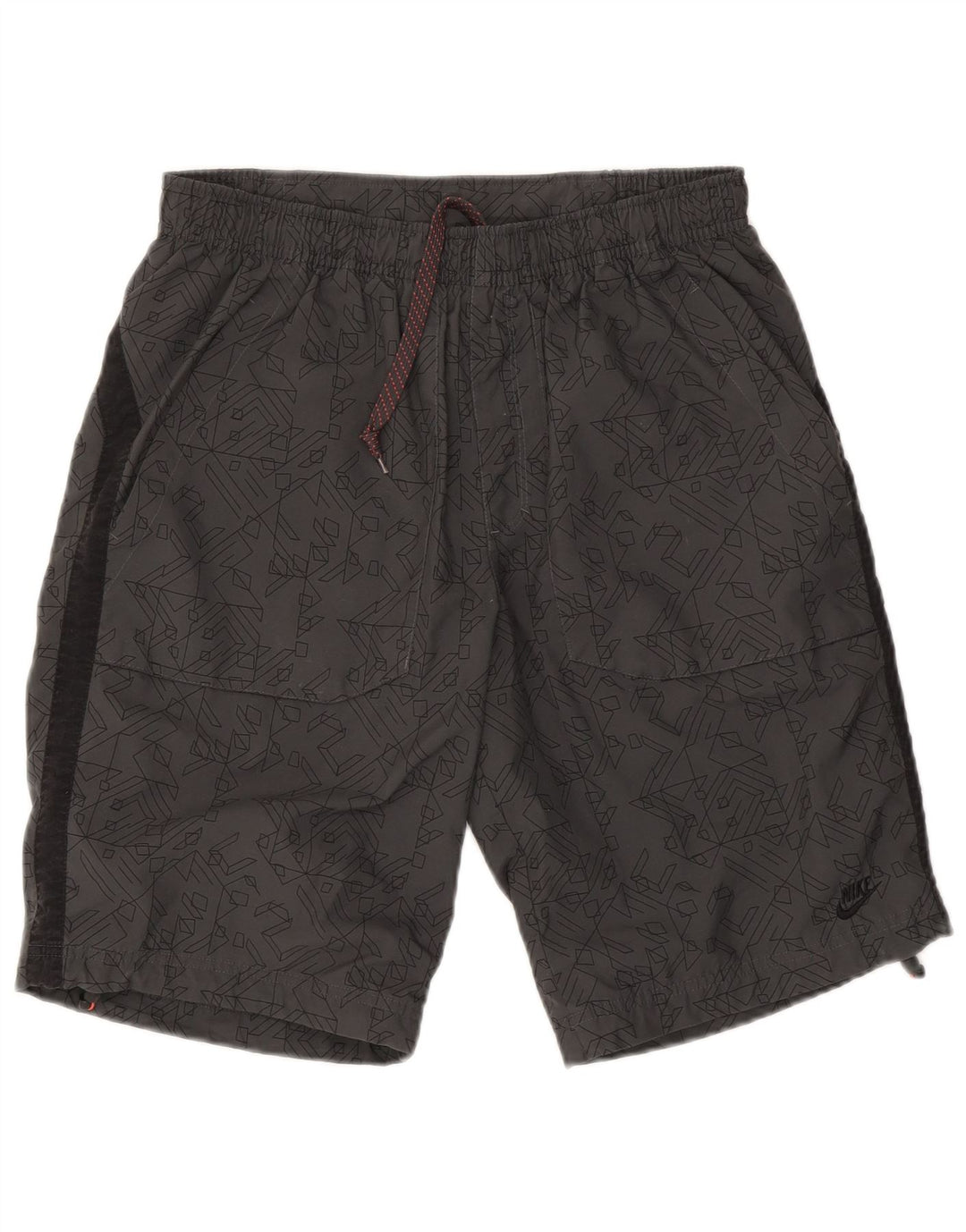 Nike Sportshorts til mænd mellemgrå geometrisk polyester