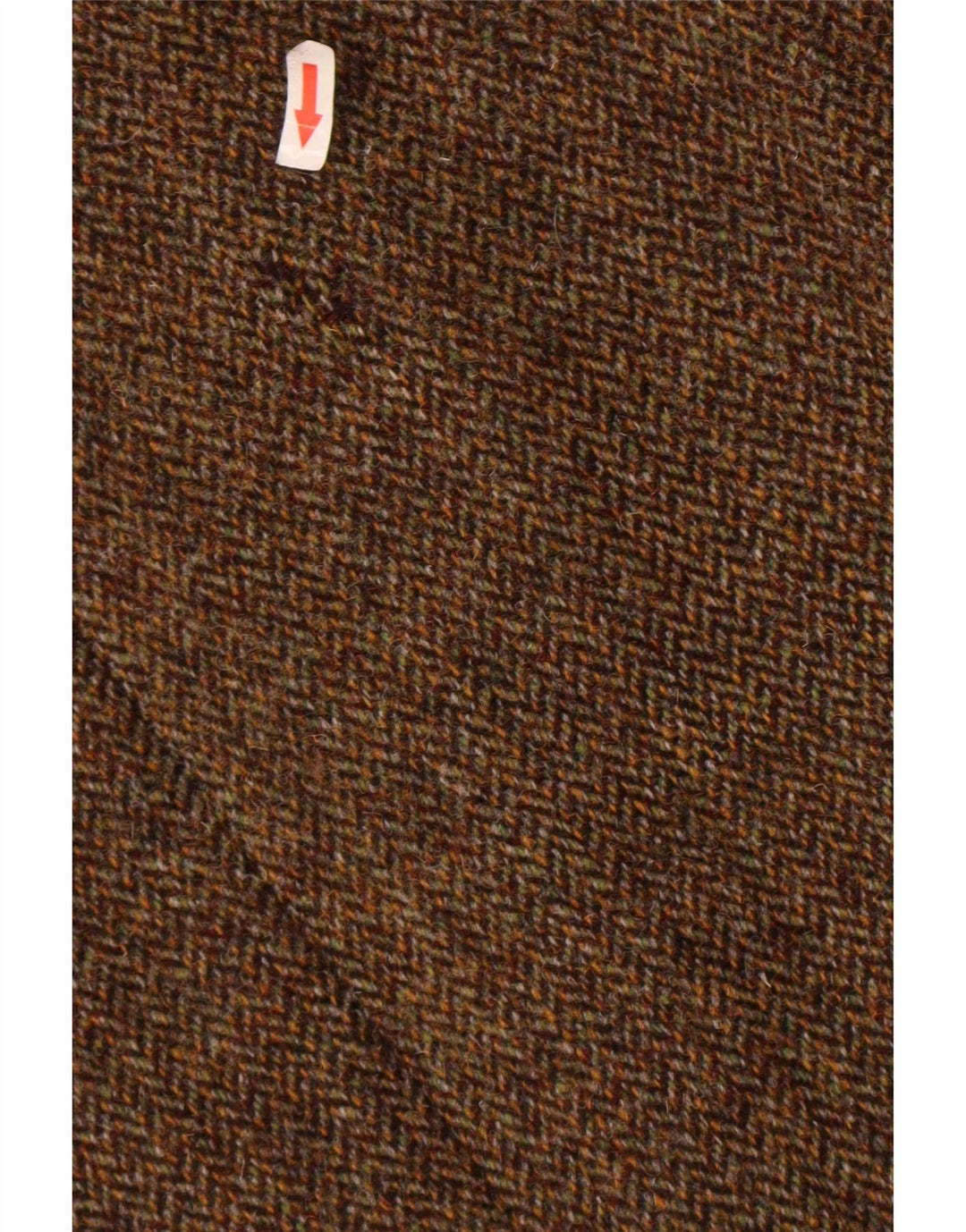 Harris Tweed Herre 2-knaps blazerjakke UK 40 Stor brun sildebensuld