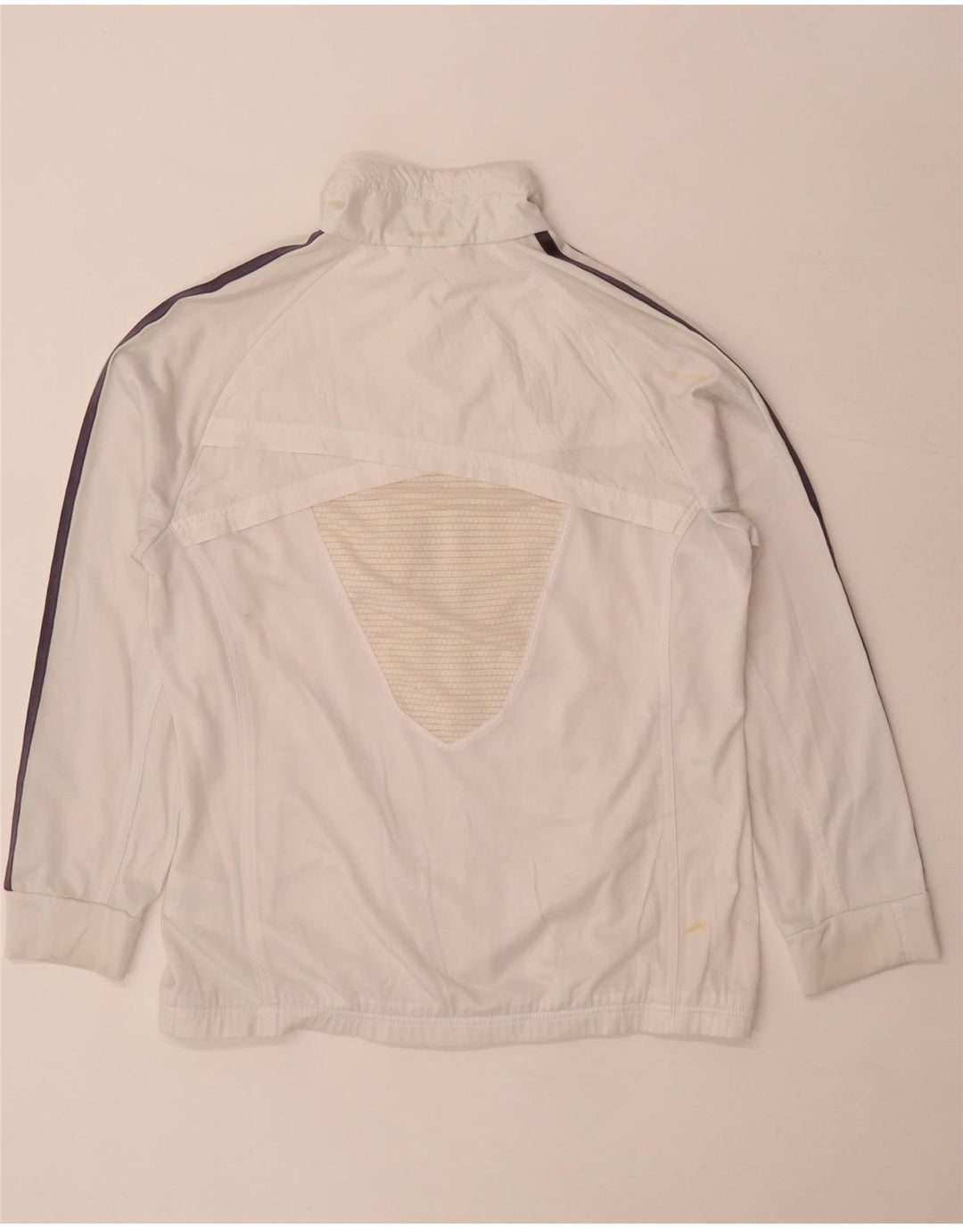 Adidas Dame Climalite Træningsdragt Topjakke UK 14 Stor Hvid Polyester