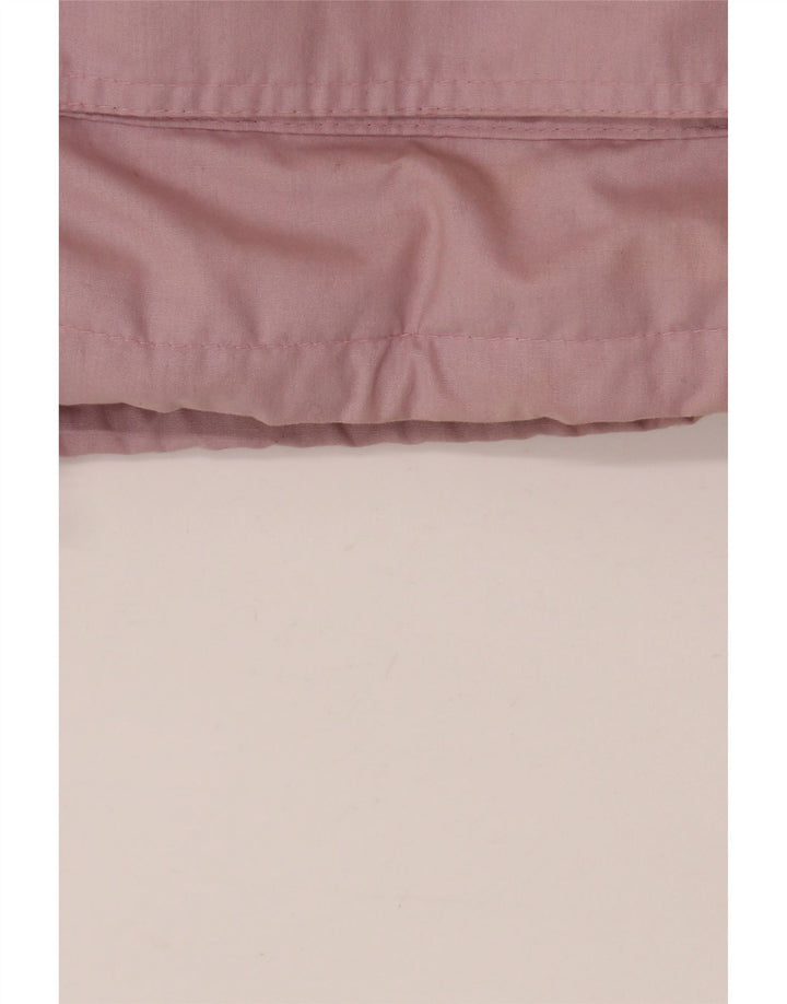 Vintage Dame Oversized Windbreaker Coat IT 36/38 XS Pink Polyester