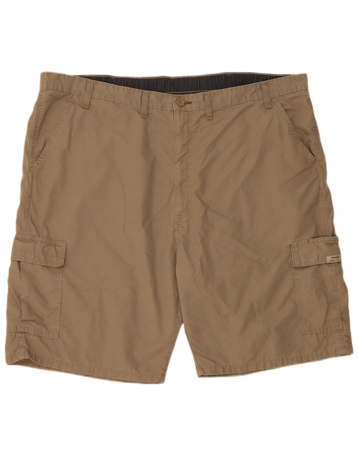 Wrangler Herre Cargo Shorts W44 2XL Brun Bomuld