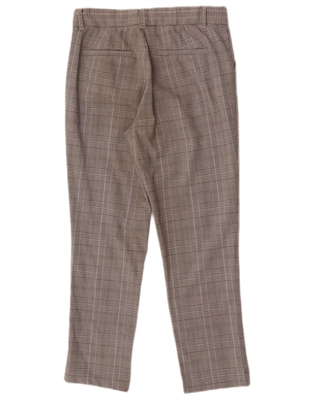 Zara Dame Slim Chino Bukser Small W26 L25 Grå ternet